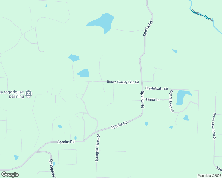 map of restaurants, bars, coffee shops, grocery stores, and more near 9919 County Line Road in Alexander