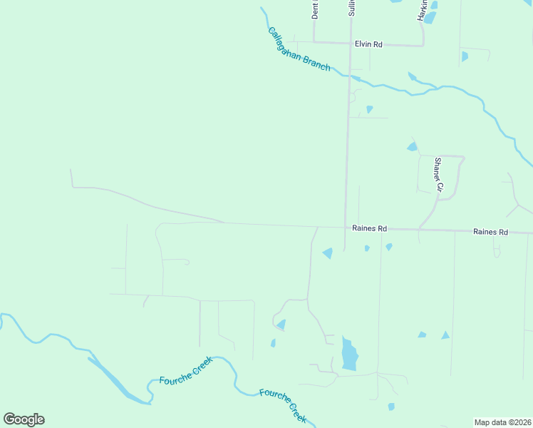 map of restaurants, bars, coffee shops, grocery stores, and more near 17575 Raines Road in Little Rock