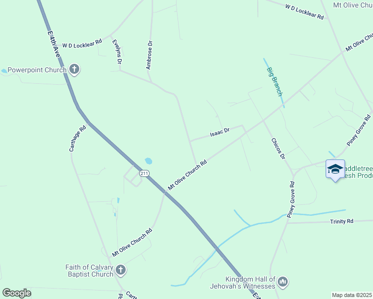 map of restaurants, bars, coffee shops, grocery stores, and more near 860 Ambrose Drive in Lumberton