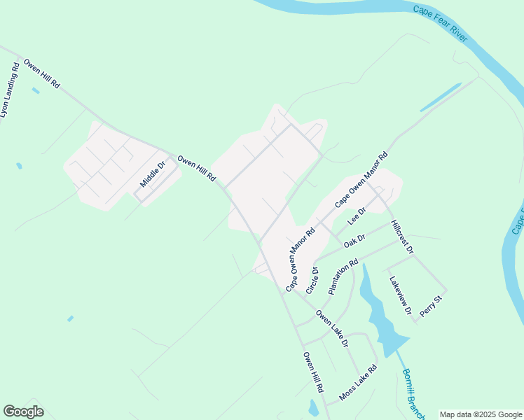map of restaurants, bars, coffee shops, grocery stores, and more near Wilkins Drive in Bladen County