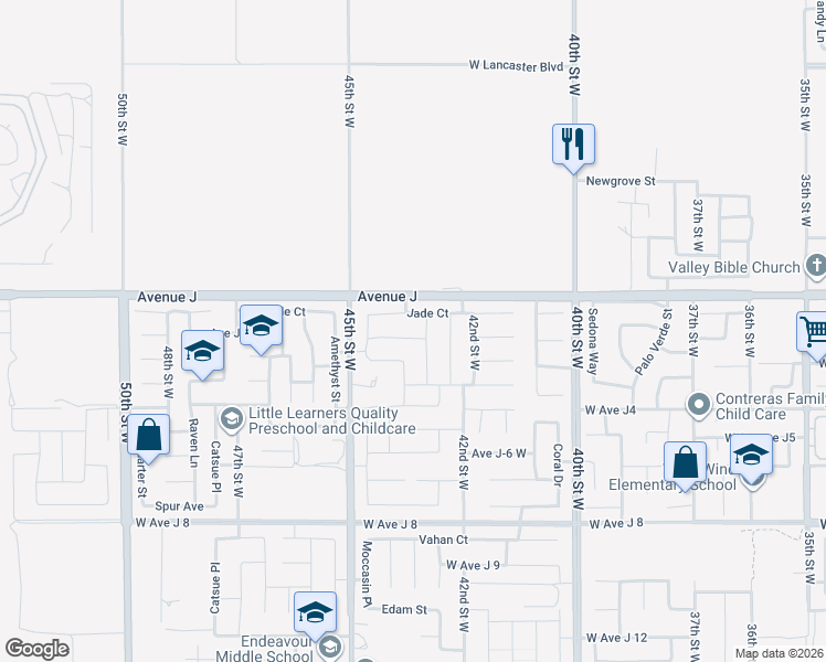 map of restaurants, bars, coffee shops, grocery stores, and more near 4320 County Highway N5 in Lancaster
