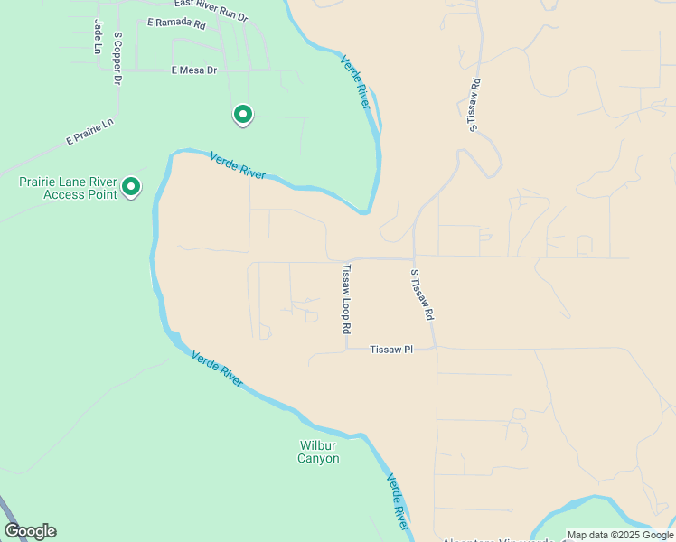 map of restaurants, bars, coffee shops, grocery stores, and more near 2760 South Barta Lane in Cottonwood