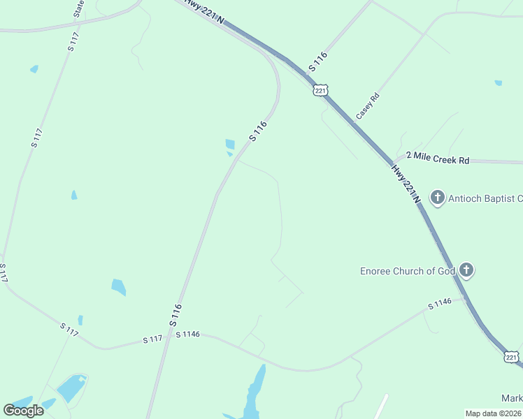 map of restaurants, bars, coffee shops, grocery stores, and more near 207 Elijah Simmons Road in Woodruff