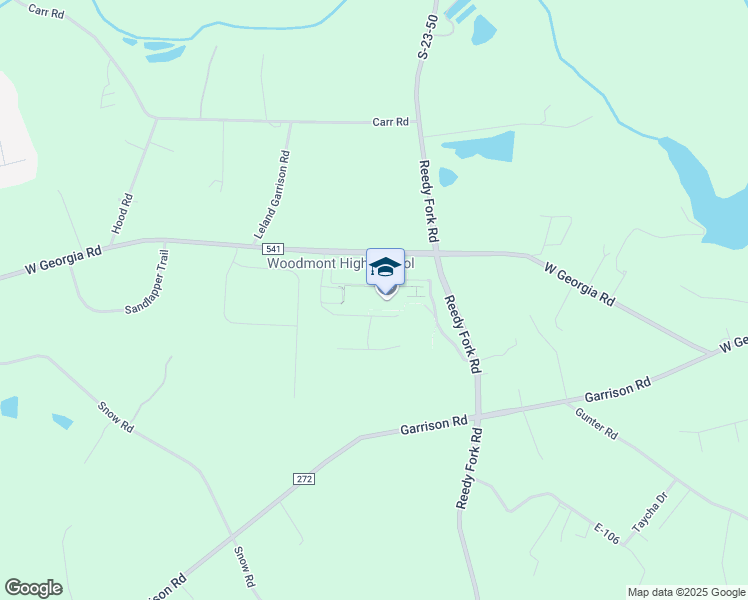 map of restaurants, bars, coffee shops, grocery stores, and more near 2831 West Georgia Road in Piedmont