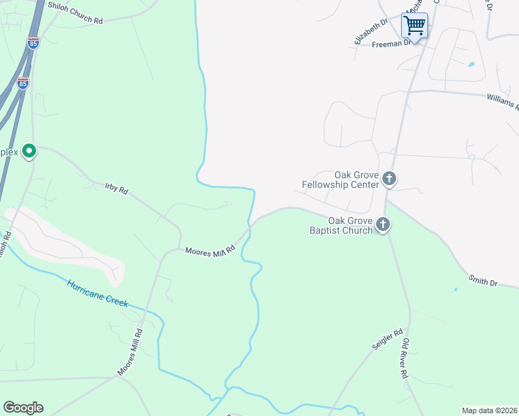 map of restaurants, bars, coffee shops, grocery stores, and more near 130 Cades Drive in Piedmont