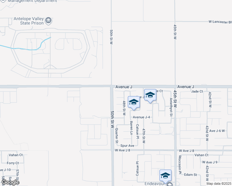 map of restaurants, bars, coffee shops, grocery stores, and more near 4818 Jade Court in Lancaster