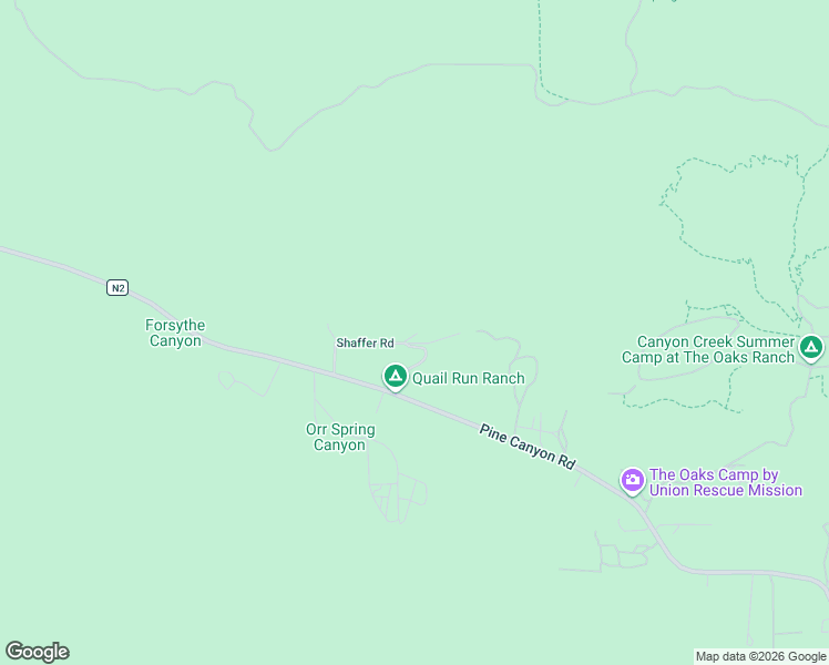 map of restaurants, bars, coffee shops, grocery stores, and more near 44400 Shafer Road in Lake Hughes