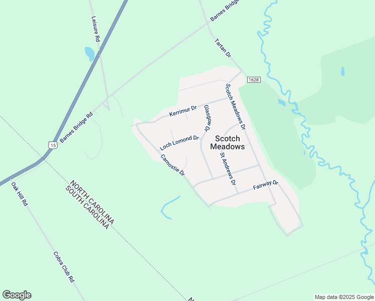 map of restaurants, bars, coffee shops, grocery stores, and more near 11320 Troon Circle in Laurinburg
