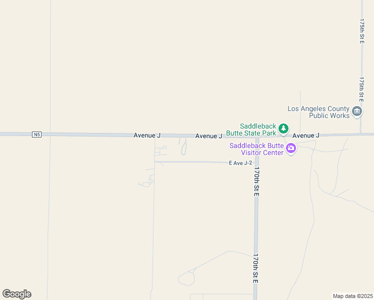 map of restaurants, bars, coffee shops, grocery stores, and more near 16606 East Avenue J in Lancaster
