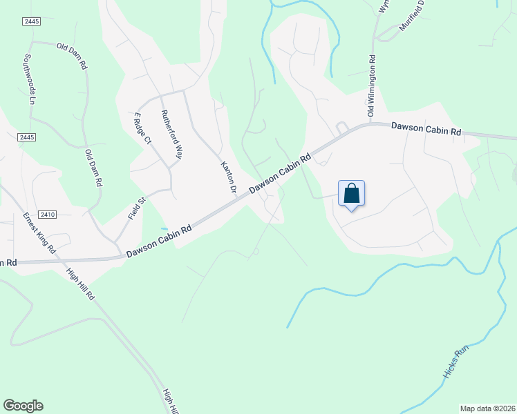 map of restaurants, bars, coffee shops, grocery stores, and more near 2243 Dawson Cabin Road in Jacksonville