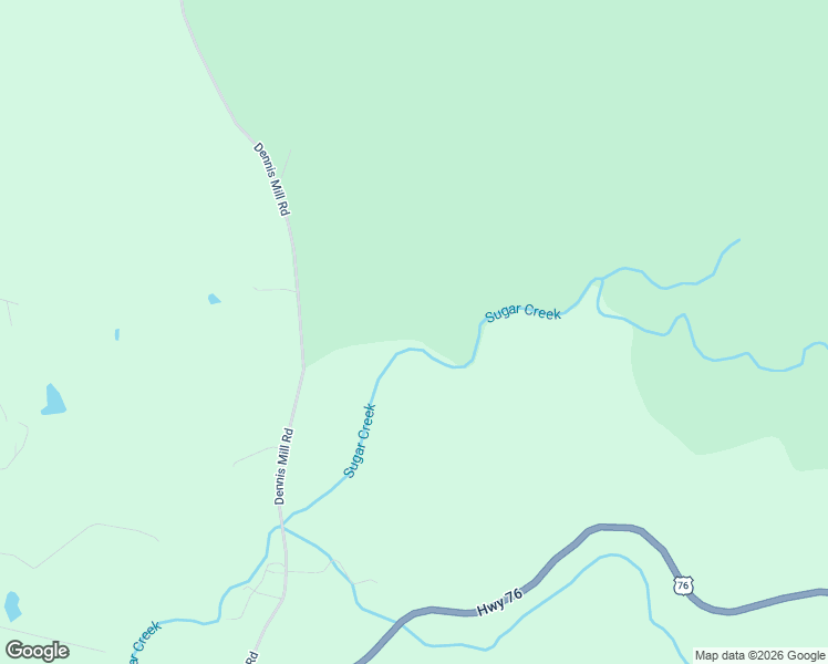 map of restaurants, bars, coffee shops, grocery stores, and more near 1724 Dennis Mill Road in Chatsworth