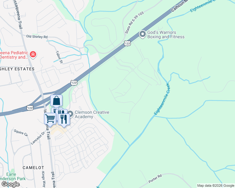 map of restaurants, bars, coffee shops, grocery stores, and more near 258 Chapman Hill Road in Central
