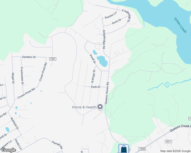 map of restaurants, bars, coffee shops, grocery stores, and more near 110 N King St in Hubert