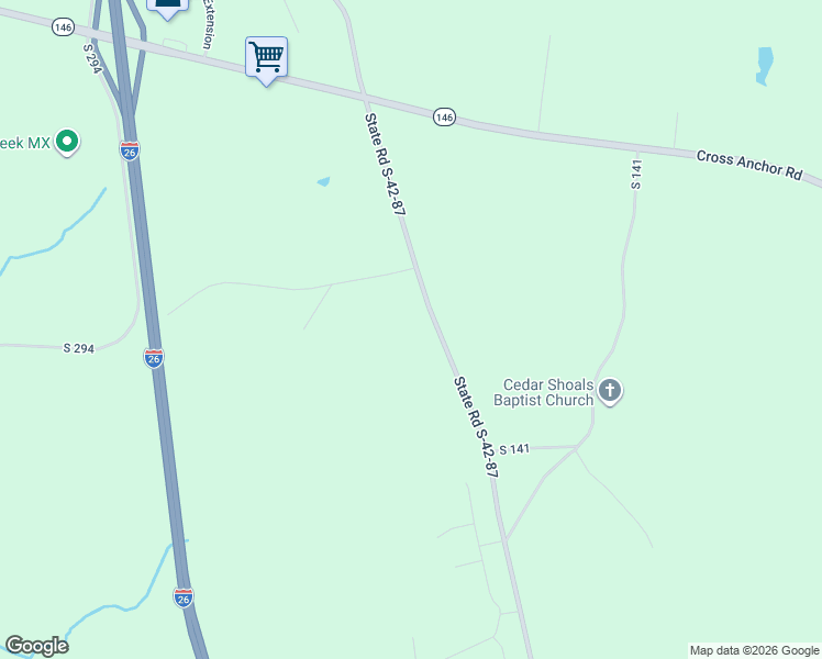 map of restaurants, bars, coffee shops, grocery stores, and more near 934 Rocky Ridge Road in Enoree