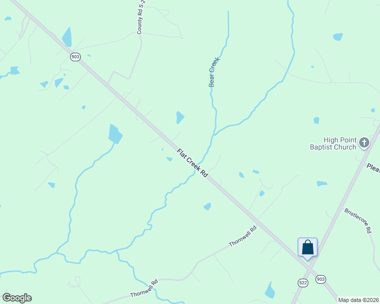 map of restaurants, bars, coffee shops, grocery stores, and more near 3879 Flat Creek Road in Lancaster