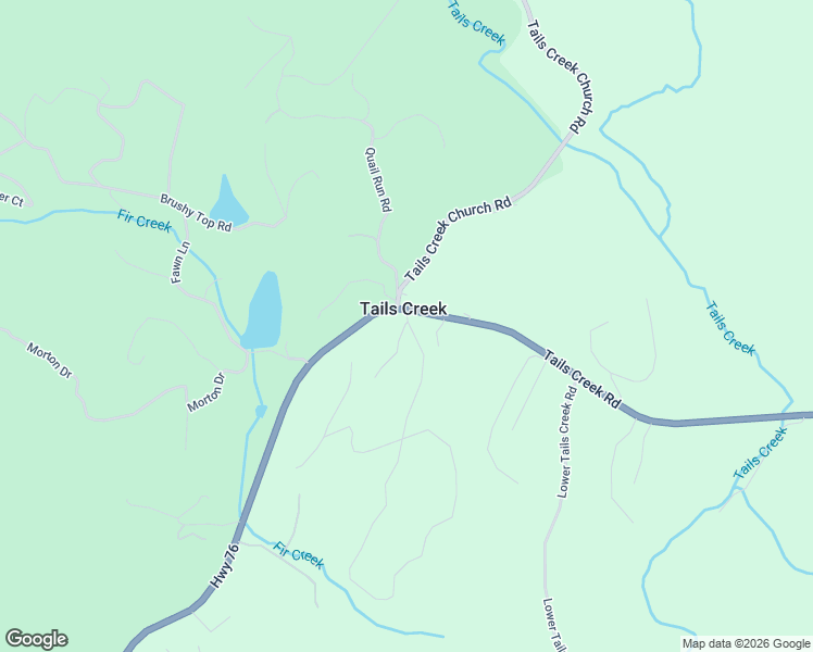 map of restaurants, bars, coffee shops, grocery stores, and more near 9061 Tails Creek Road in Ellijay
