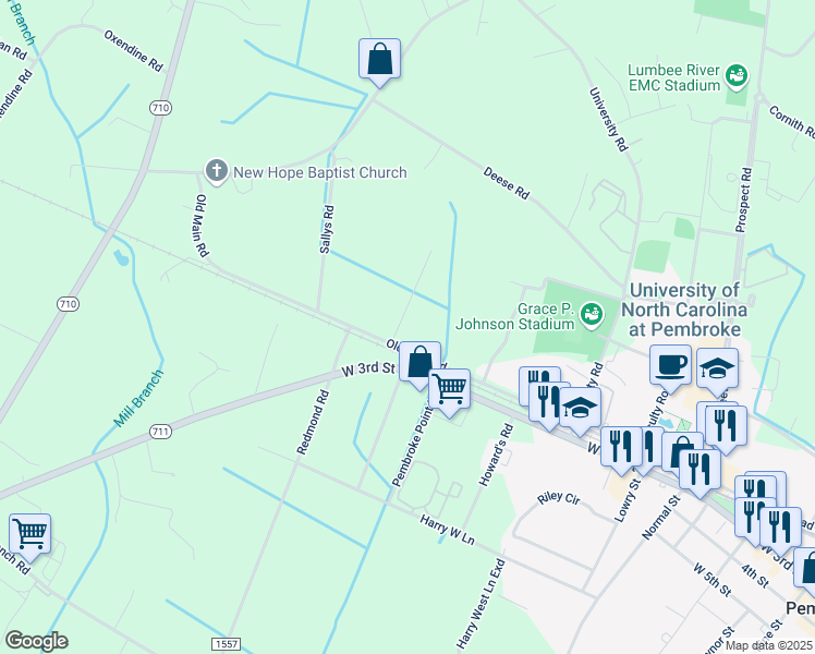 map of restaurants, bars, coffee shops, grocery stores, and more near 42 Nova Road in Pembroke