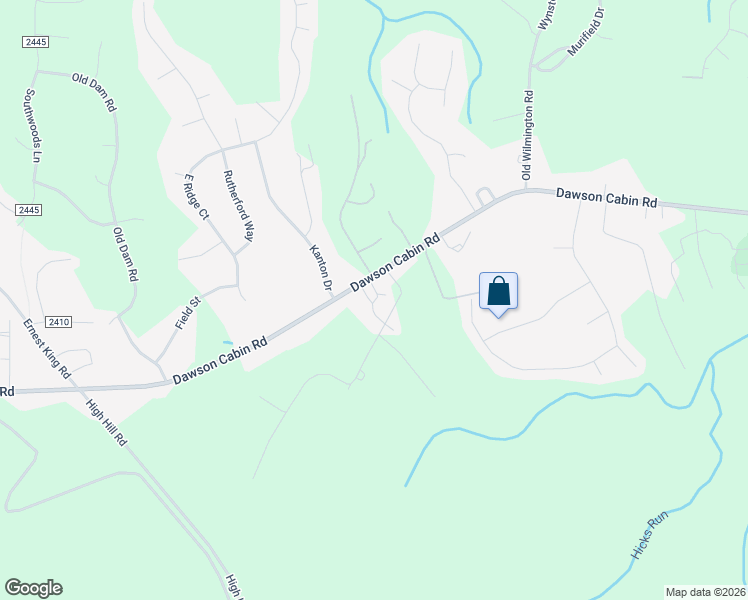 map of restaurants, bars, coffee shops, grocery stores, and more near 2243 Dawson Cabin Road in Jacksonville