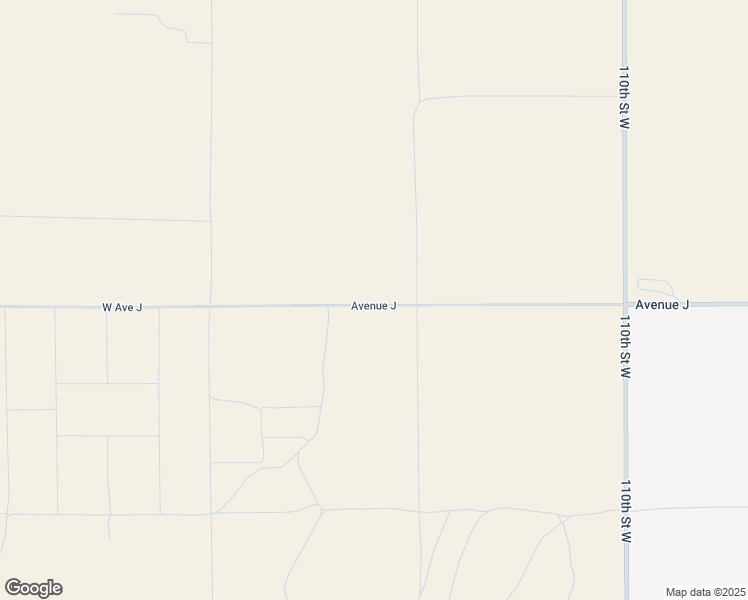 map of restaurants, bars, coffee shops, grocery stores, and more near Avenue J in Los Angeles County