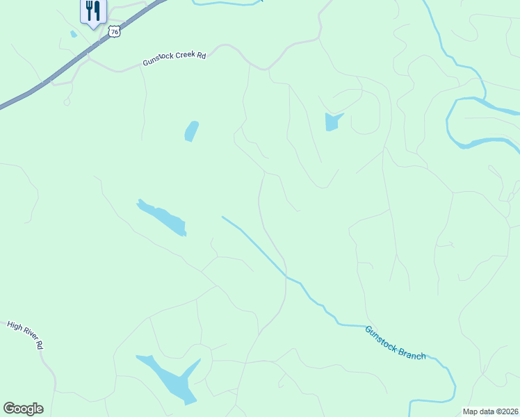 map of restaurants, bars, coffee shops, grocery stores, and more near 772 Heritage Way in Ellijay