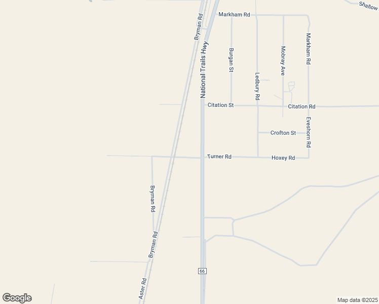 map of restaurants, bars, coffee shops, grocery stores, and more near 24134 National Trails Highway in Oro Grande