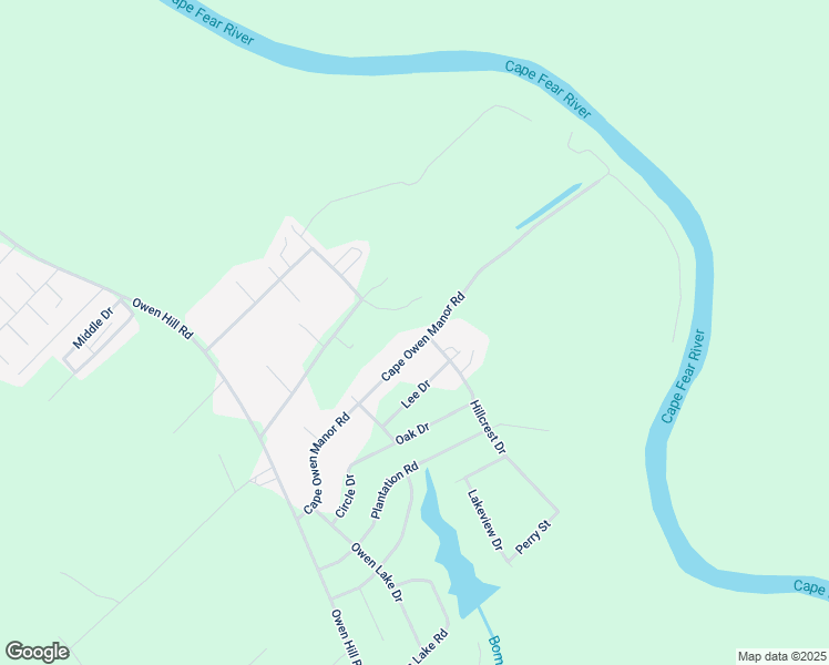 map of restaurants, bars, coffee shops, grocery stores, and more near 517 Cape Owen Manor Road in Elizabethtown