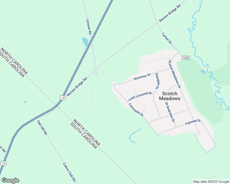 map of restaurants, bars, coffee shops, grocery stores, and more near 8201 Carnostie Drive in Laurinburg