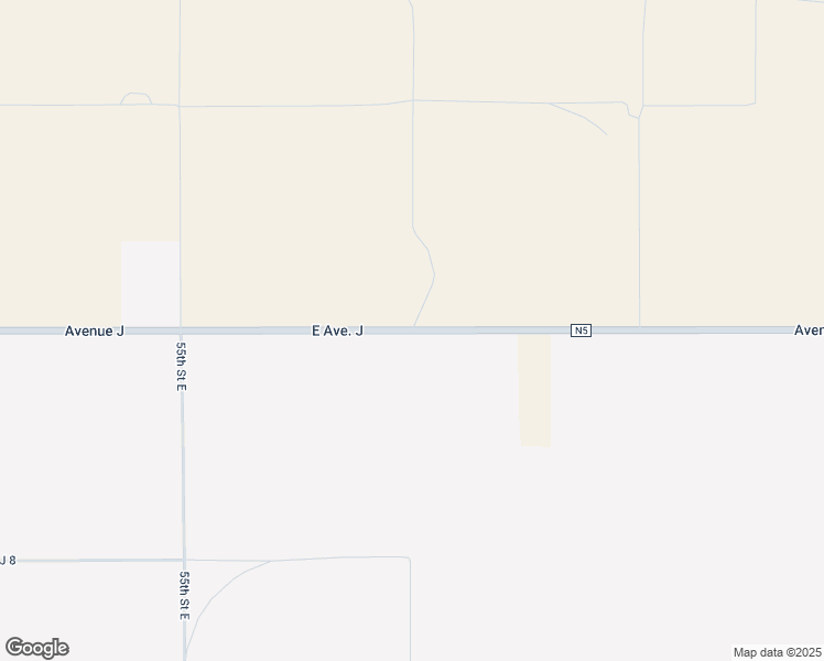 map of restaurants, bars, coffee shops, grocery stores, and more near Avenue J in Los Angeles County