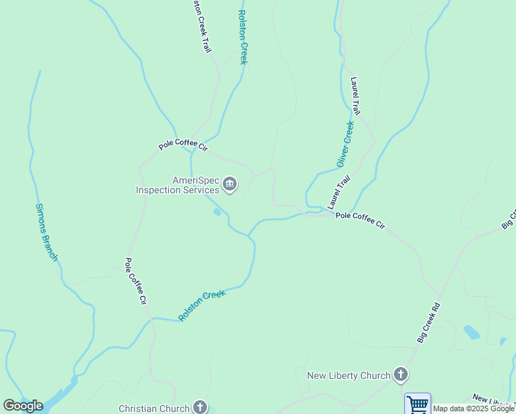 map of restaurants, bars, coffee shops, grocery stores, and more near 39 Pepper Lane in Ellijay