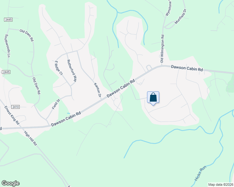 map of restaurants, bars, coffee shops, grocery stores, and more near 2229 Dawson Cabin Road in Jacksonville