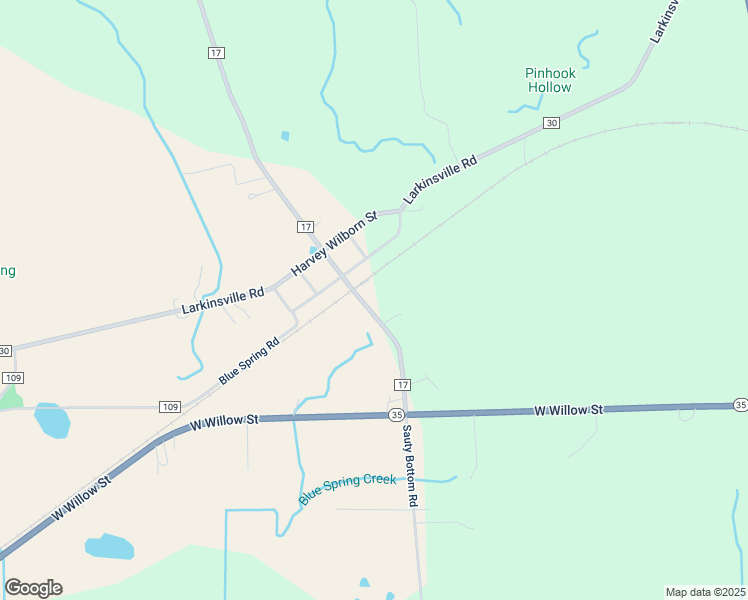map of restaurants, bars, coffee shops, grocery stores, and more near 3874 County Road 17 in Woodville