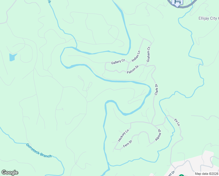 map of restaurants, bars, coffee shops, grocery stores, and more near 398 Clark Trail in Ellijay