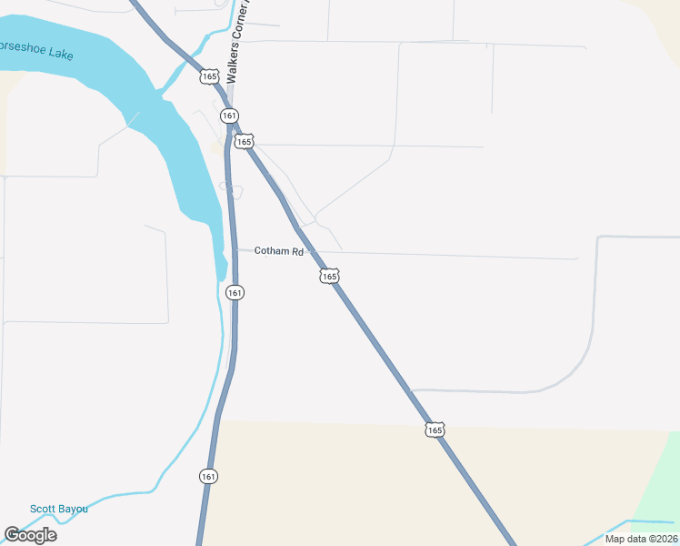 map of restaurants, bars, coffee shops, grocery stores, and more near 12936 U.S. 165 in Scott