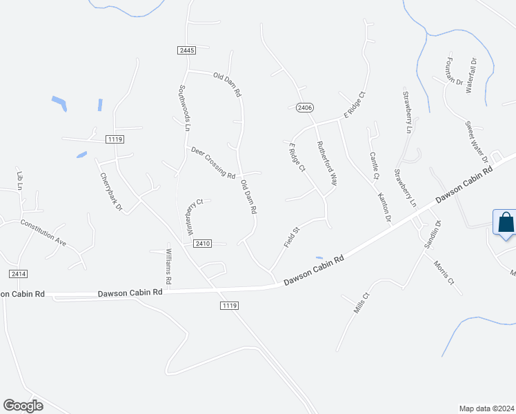 map of restaurants, bars, coffee shops, grocery stores, and more near 310 Old Dam Road in Jacksonville
