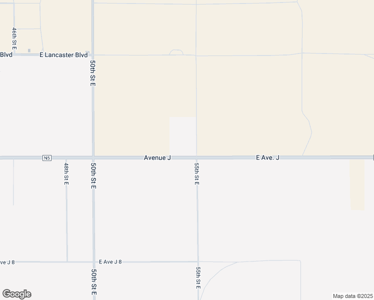 map of restaurants, bars, coffee shops, grocery stores, and more near East Avenue J in Lancaster