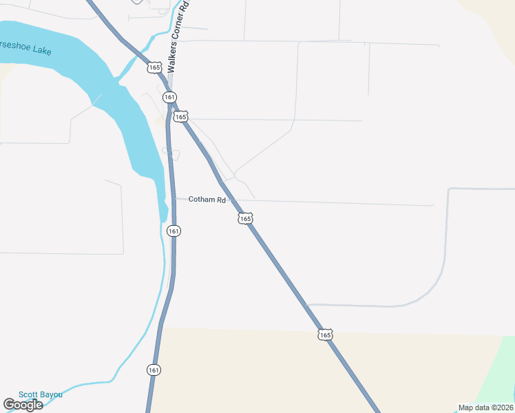 map of restaurants, bars, coffee shops, grocery stores, and more near 12936 U.S. 165 in Scott