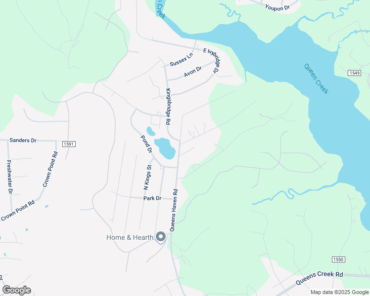 map of restaurants, bars, coffee shops, grocery stores, and more near 306 Queens Haven Road in Hubert