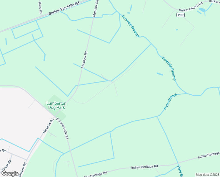 map of restaurants, bars, coffee shops, grocery stores, and more near 187 Burns Road in Lumberton