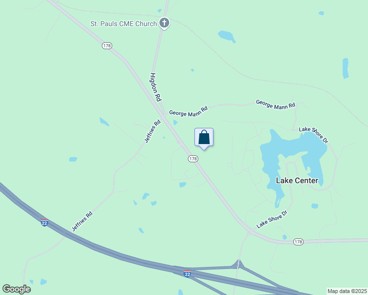map of restaurants, bars, coffee shops, grocery stores, and more near 4190 State Highway 178 in Holly Springs