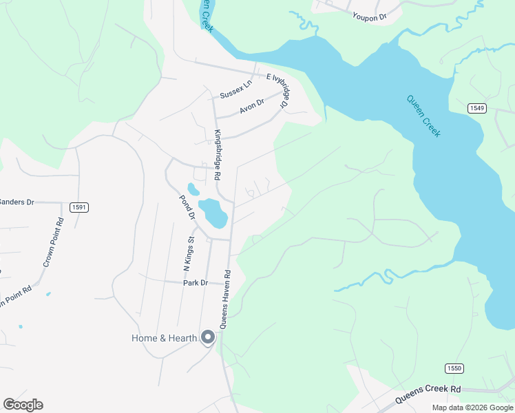 map of restaurants, bars, coffee shops, grocery stores, and more near 4 Queens Haven Court in Hubert