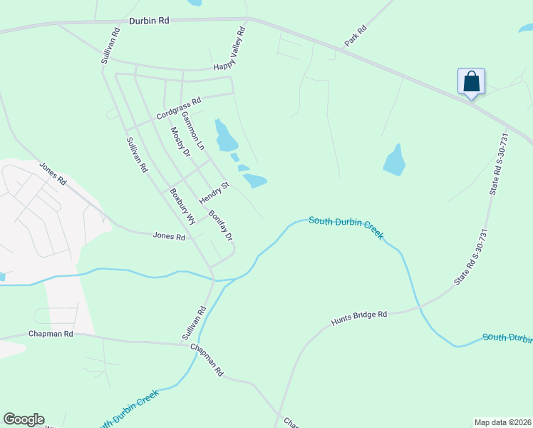 map of restaurants, bars, coffee shops, grocery stores, and more near in Fountain Inn