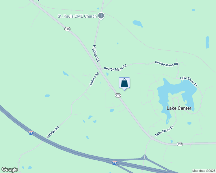 map of restaurants, bars, coffee shops, grocery stores, and more near 4190 Mississippi 178 in Potts Camp