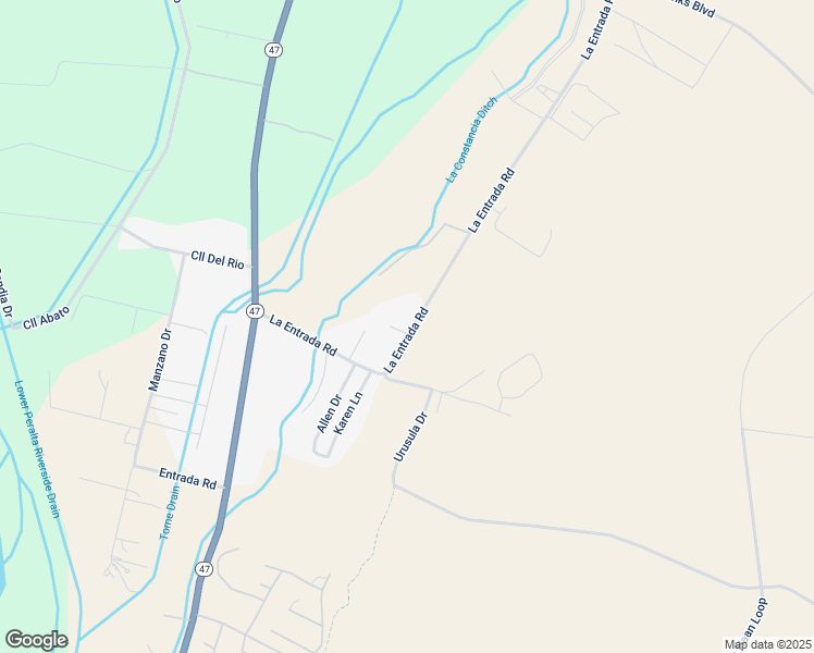 map of restaurants, bars, coffee shops, grocery stores, and more near 24 La Bajada Road in Los Lunas