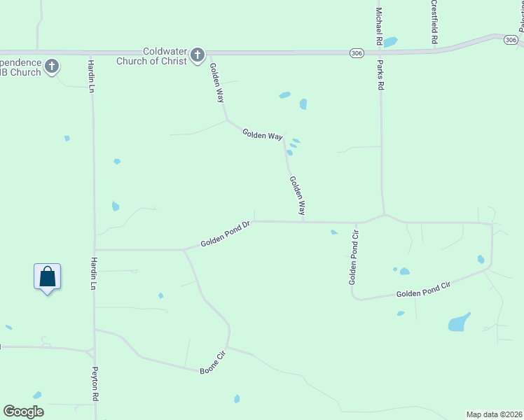 map of restaurants, bars, coffee shops, grocery stores, and more near 585 Golden Pond Drive in Coldwater