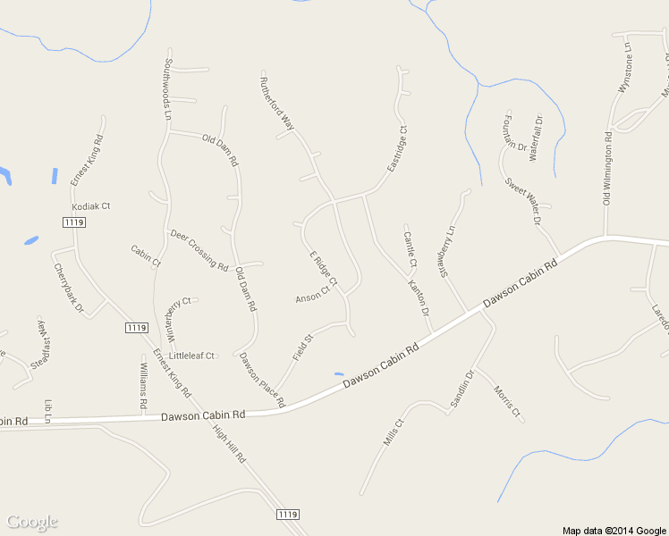 map of restaurants, bars, coffee shops, grocery stores, and more near 174 East Ridge Court in Jacksonville