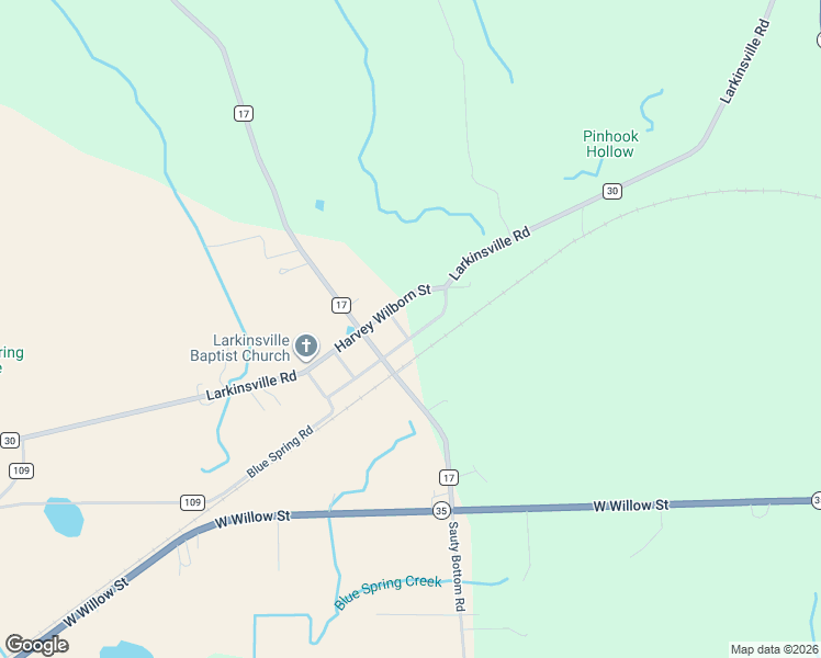 map of restaurants, bars, coffee shops, grocery stores, and more near 143 Al Petty Street in Scottsboro
