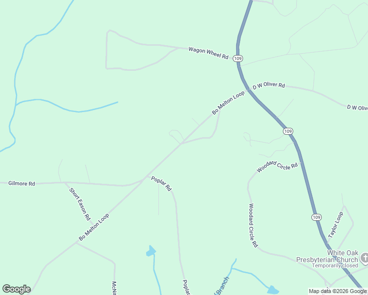 map of restaurants, bars, coffee shops, grocery stores, and more near 617 Bo Melton Loop in Ruby