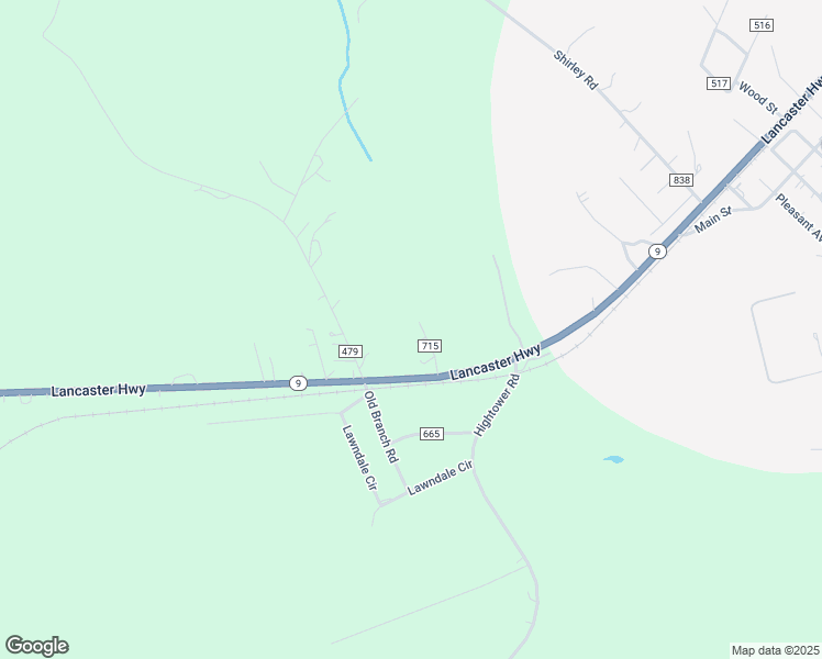 map of restaurants, bars, coffee shops, grocery stores, and more near 5433 Baxter Drive in Fort Lawn