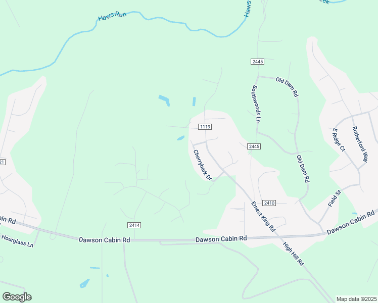 map of restaurants, bars, coffee shops, grocery stores, and more near 106 Cherrybark Drive in Jacksonville