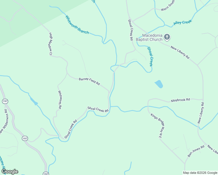 map of restaurants, bars, coffee shops, grocery stores, and more near 331 Barney Field Road in Clarkesville